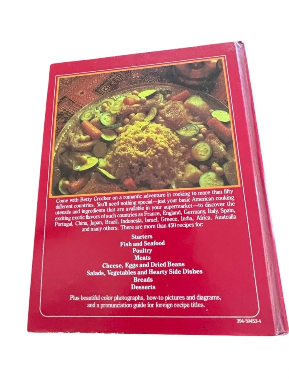 Betty Crocker International Cookbook Hardcover 1980 First Edition USA 372 Pages